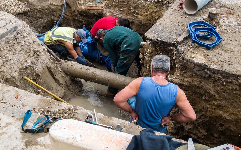 travaux assainissement Baulne
